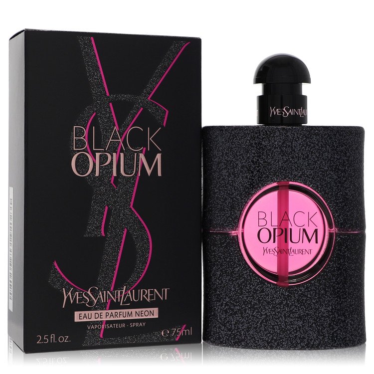 Black Opium by Yves Saint Laurent Eau De Parfum Neon Spray 2.5 oz Black Opium by Yves Saint Laurent Eau De Parfum Neon Spray 2.5 oz